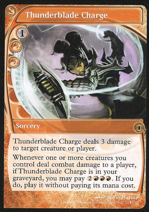 Thunderblade Charge (Futuresight) Light Play