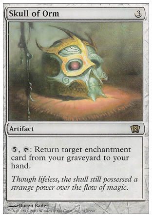 Skull of Orm (8th Edition) Light Play
