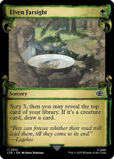 Elven Farsight (Showcase Scrolls) (Universes Beyond: The Lord of the Rings: Tales of Middle-earth) Light Play