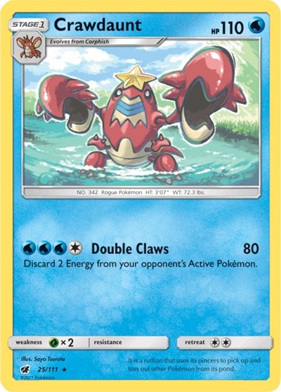 Crawdaunt (SM - Crimson Invasion) Near Mint