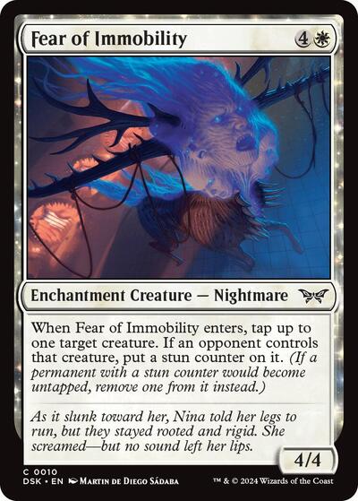 Fear of Immobility (Duskmourn: House of Horror) Light Play Foil