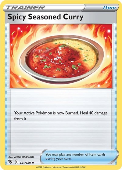 Spicy Seasoned Curry (SWSH10: Astral Radiance) Near Mint Reverse Holofoil