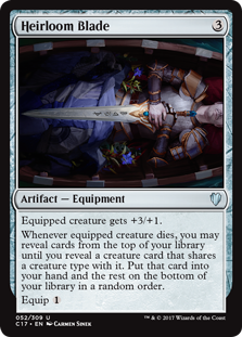 Heirloom Blade (Commander 2017) Light Play