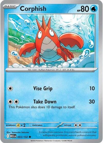 Corphish (ME01: Mega Evolution) Near Mint
