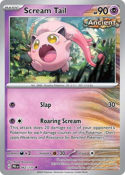 Scream Tail (SV: Prismatic Evolutions) Near Mint Reverse Holofoil
