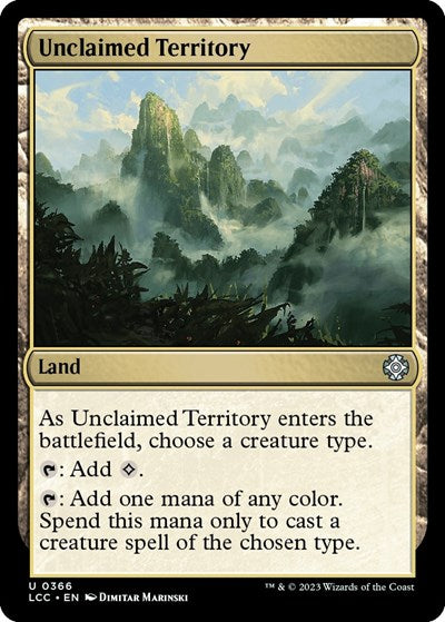 Unclaimed Territory (Commander: The Lost Caverns of Ixalan) Light Play