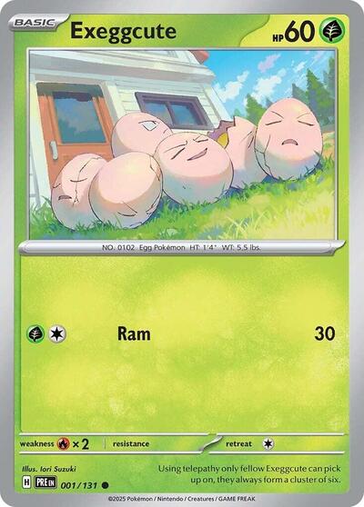 Exeggcute (SV: Prismatic Evolutions) Near Mint Reverse Holofoil