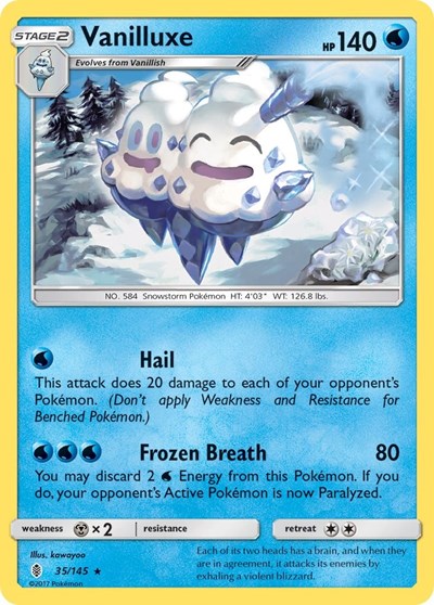 Vanilluxe (SM - Guardians Rising) Near Mint