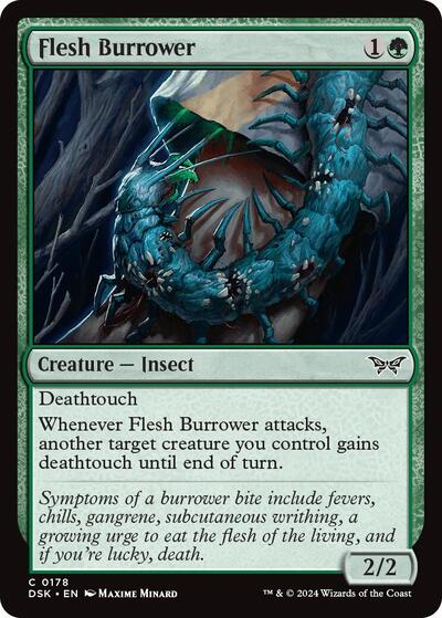 Flesh Burrower (Duskmourn: House of Horror) Near Mint