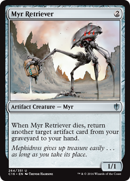 Myr Retriever (Commander 2016 Edition) Light Play