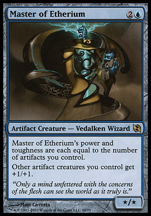 Master of Etherium (Duel Decks: Elspeth vs Tezzeret) Light Play