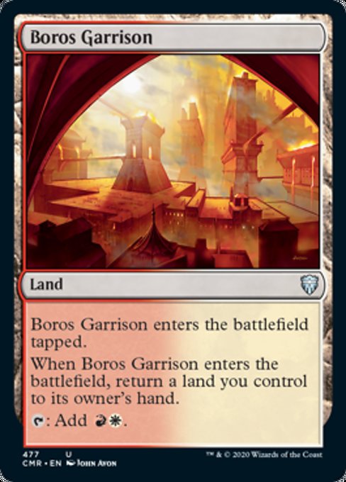 Boros Garrison (Commander 2020 Commander Legends) Near Mint