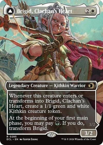 Brigid, Clachan's Heart (Borderless) (Lorwyn Eclipsed) Near Mint