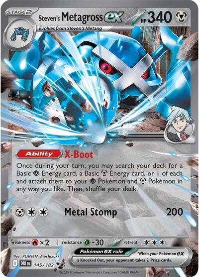 Steven's Metagross ex (SV10: Destined Rivals) Near Mint Holofoil