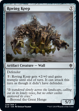 Roving Keep (Throne of Eldraine) Light Play Foil