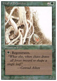 Wall of Brambles (Revised) Light Play