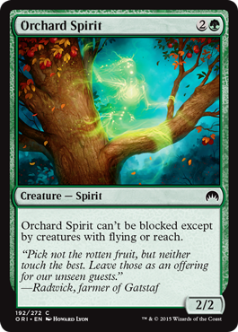 Orchard Spirit (Magic Origins) Light Play Foil