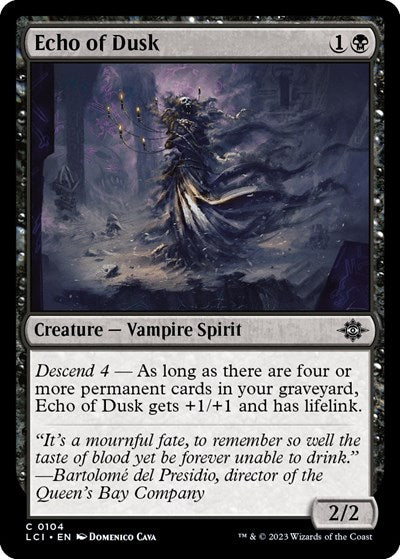 Echo of Dusk (The Lost Caverns of Ixalan) Near Mint Foil