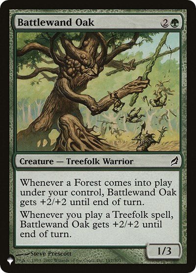 Battlewand Oak (The List) Light Play