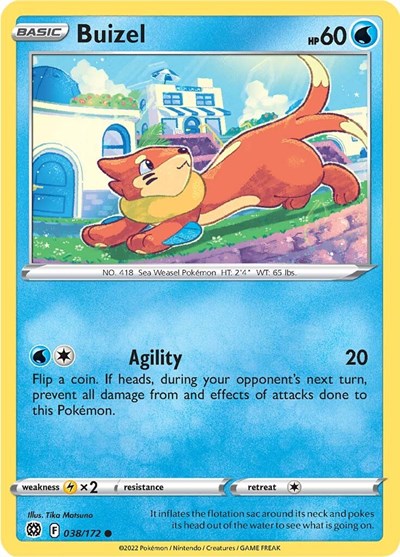Buizel (SWSH09: Brilliant Stars) Near Mint