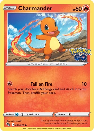 Charmander (Pokemon GO) Near Mint