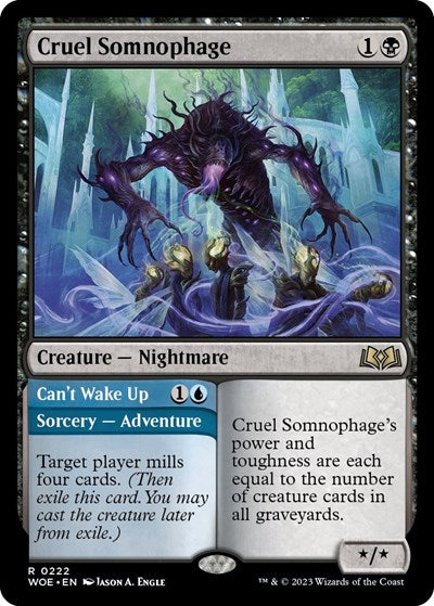 Cruel Somnophage (Wilds of Eldraine) Near Mint Foil