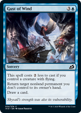 Gust of Wind (Ikoria: Lair of Behemoths) Light Play Foil