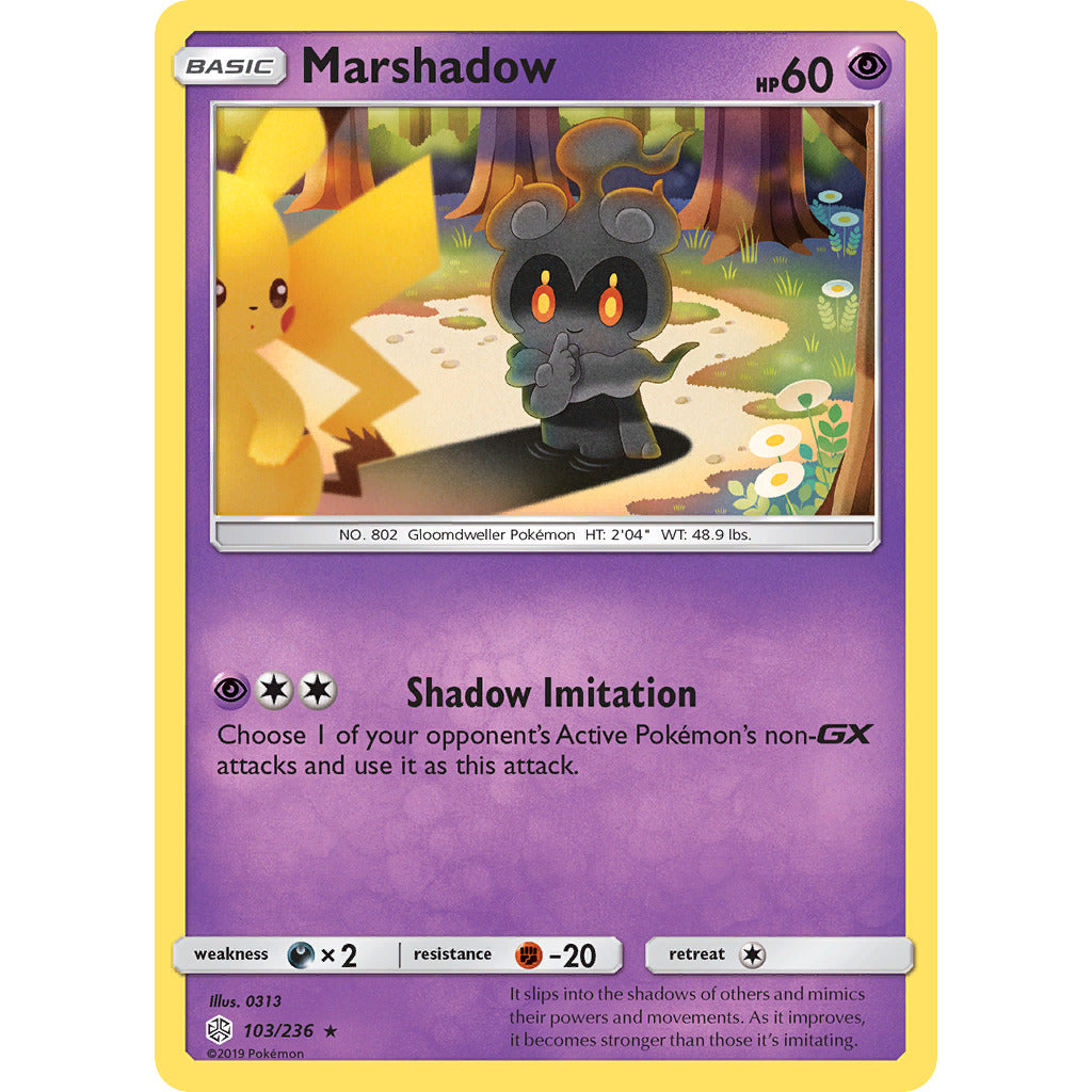Marshadow (SM - Cosmic Eclipse) Near Mint Reverse Holofoil