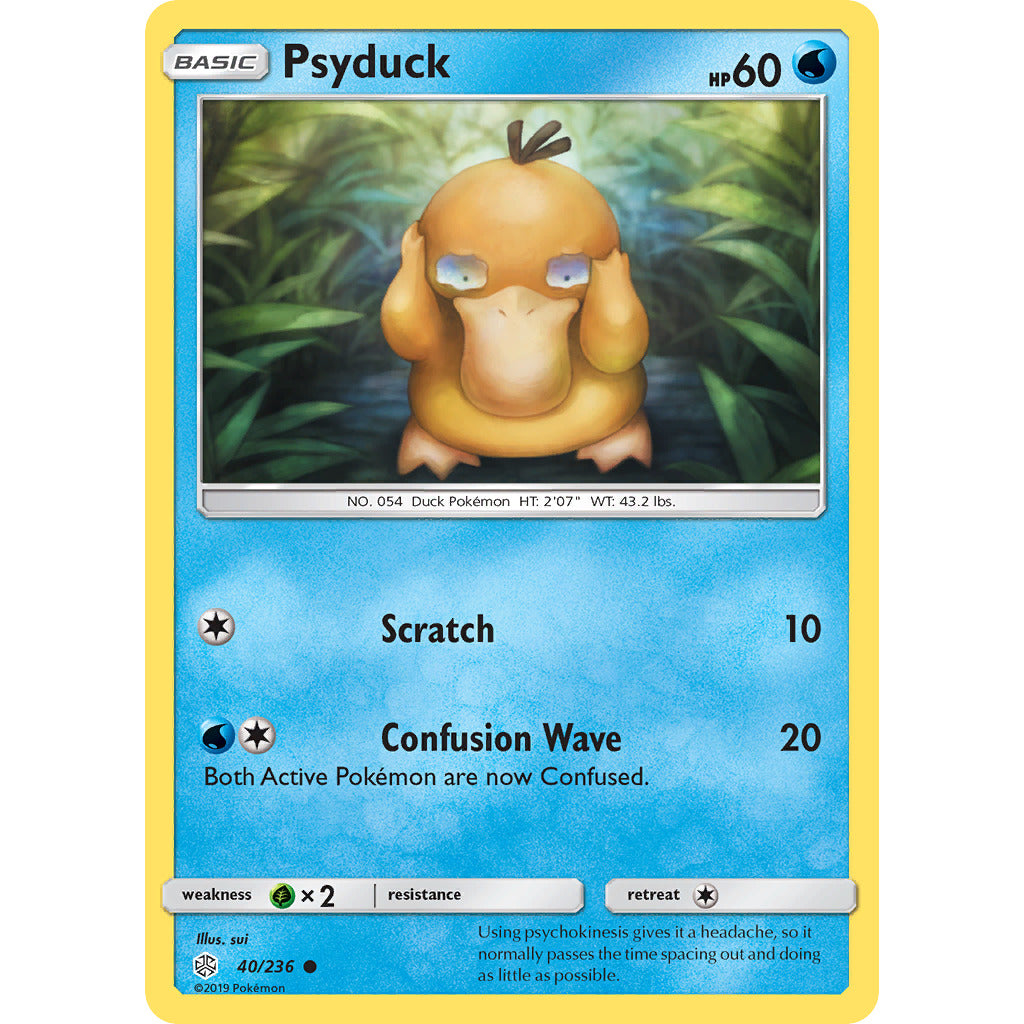 Psyduck (SM - Cosmic Eclipse) Near Mint Reverse Holofoil
