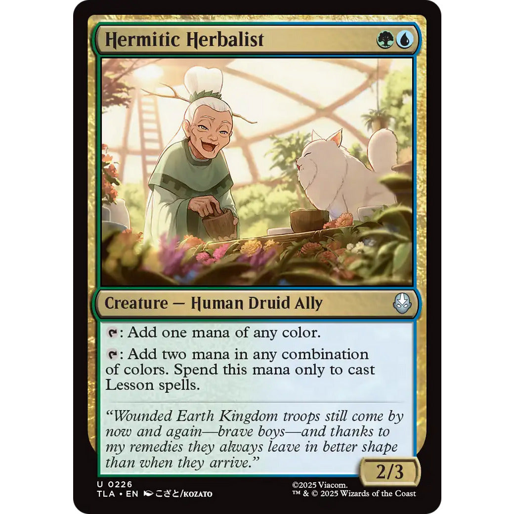 Hermitic Herbalist (Avatar: The Last Airbender) Near Mint Foil