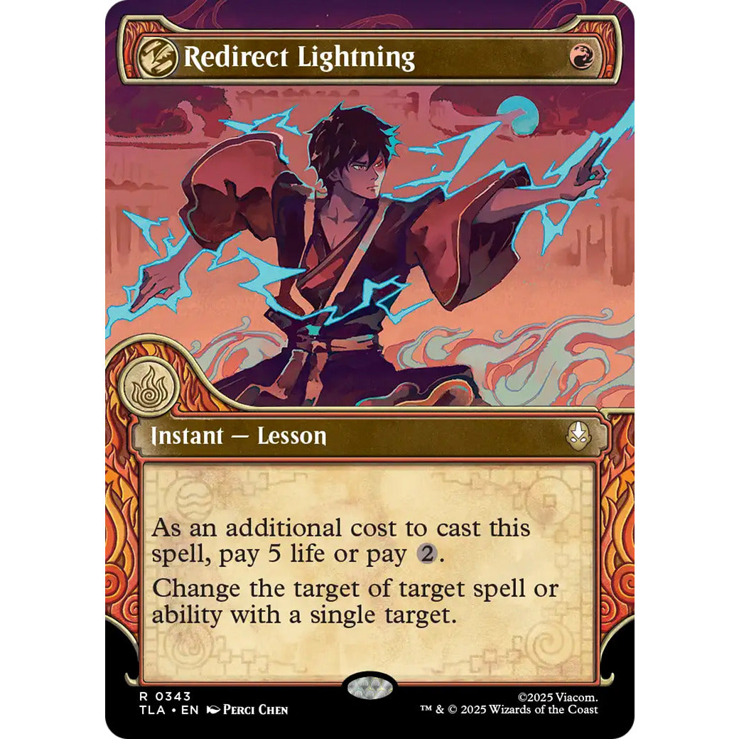 Redirect Lightning (Showcase) (Avatar: The Last Airbender) Near Mint