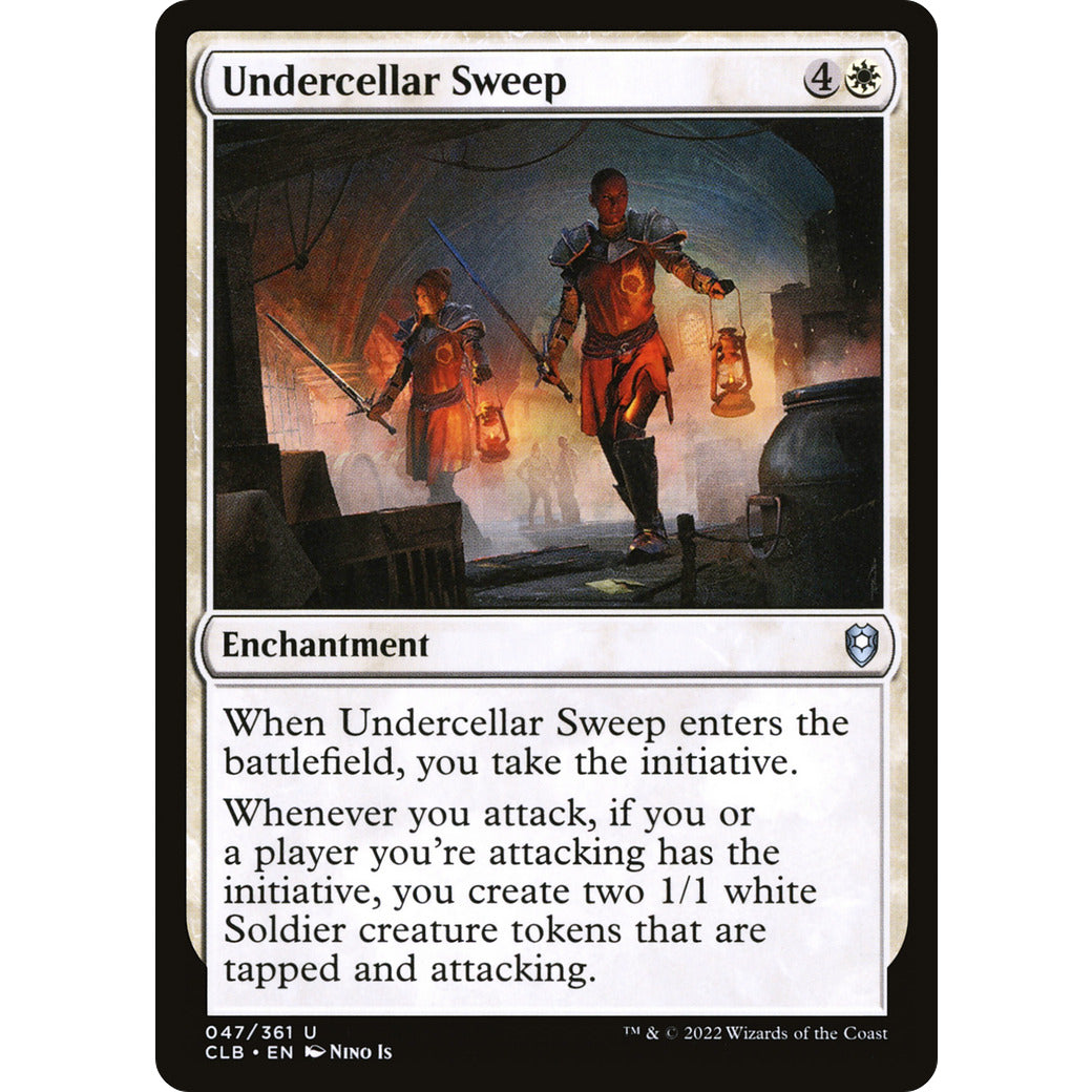 Undercellar Sweep (Commander Legends: Battle for Baldur's Gate) Near Mint Foil