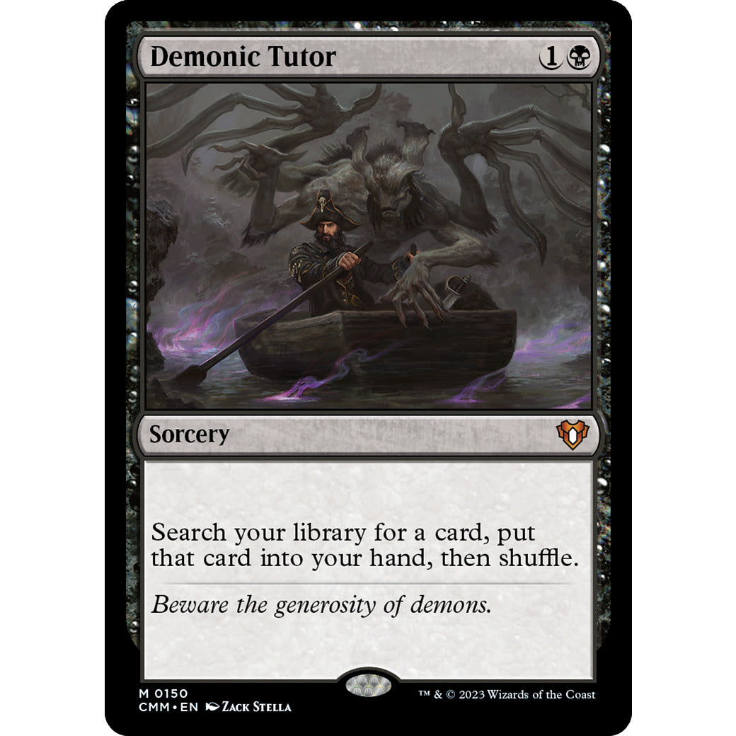Demonic Tutor (Commander Masters) Near Mint