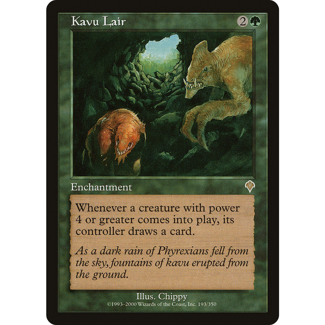 Kavu Lair (Invasion) Light Play