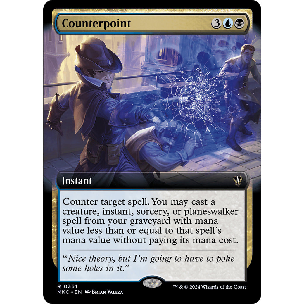 Counterpoint (Extended Art) (Commander: Murders at Karlov Manor) Near Mint