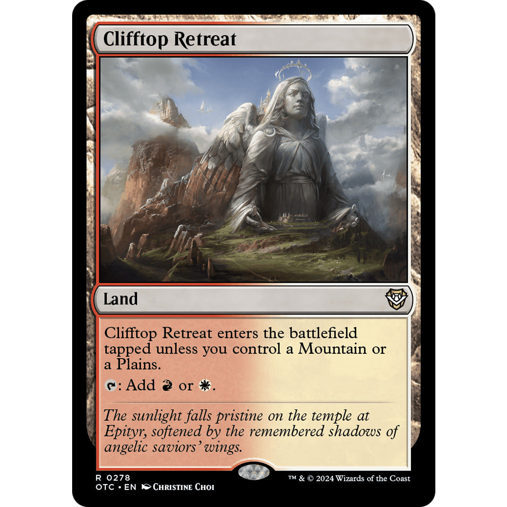 Clifftop Retreat (Commander: Outlaws of Thunder Junction) Near Mint