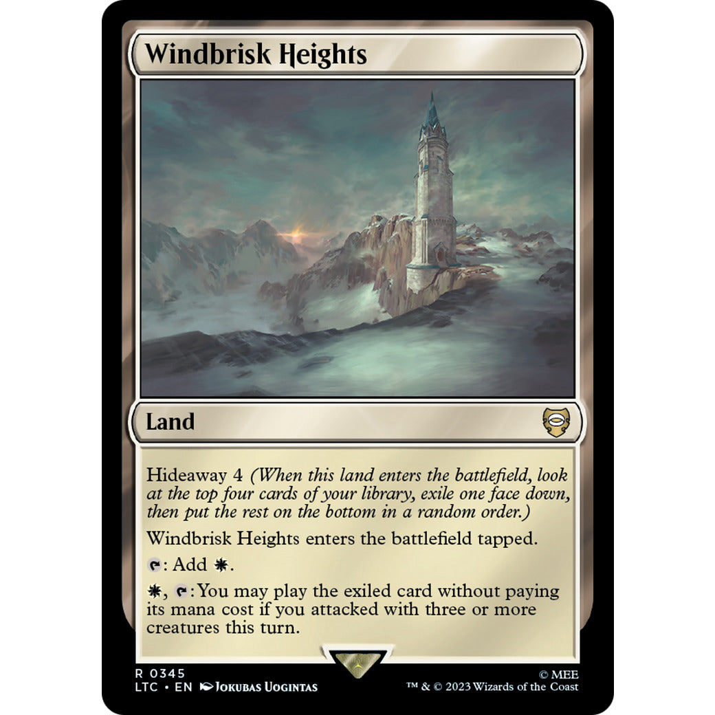 Windbrisk Heights (Commander: The Lord of the Rings: Tales of Middle-earth) Light Play