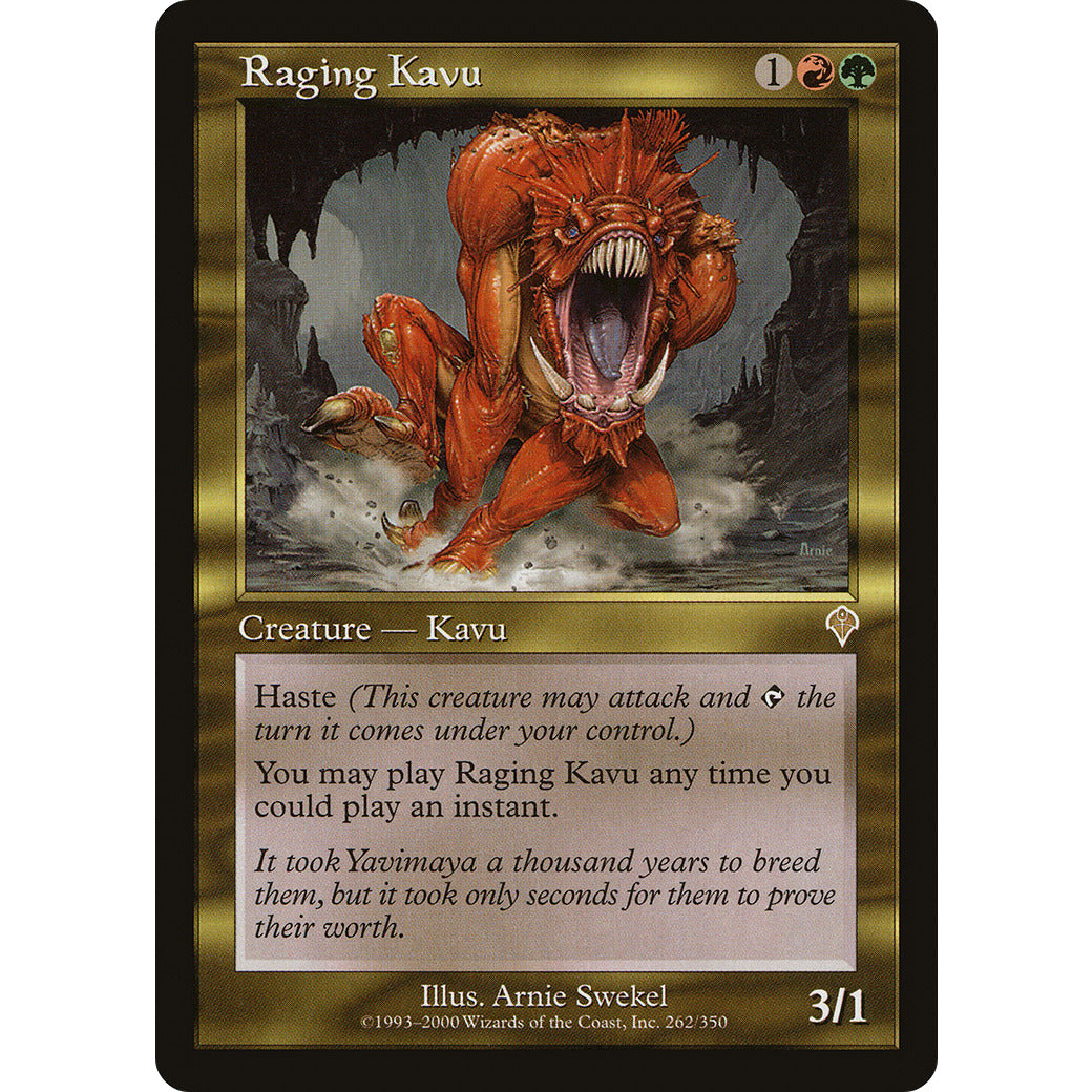 Raging Kavu (Invasion) Light Play