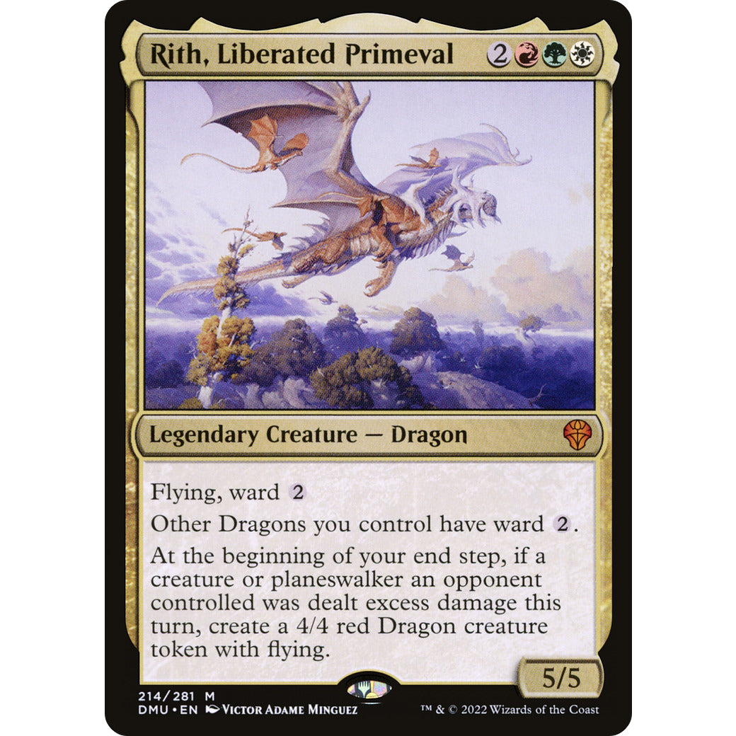 Rith, Liberated Primeval (Dominaria United) Light Play
