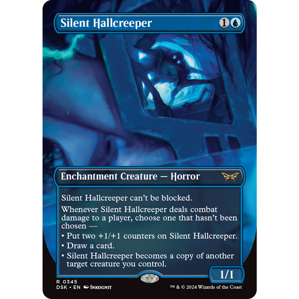 Silent Hallcreeper (Borderless) (Duskmourn: House of Horror) Near Mint