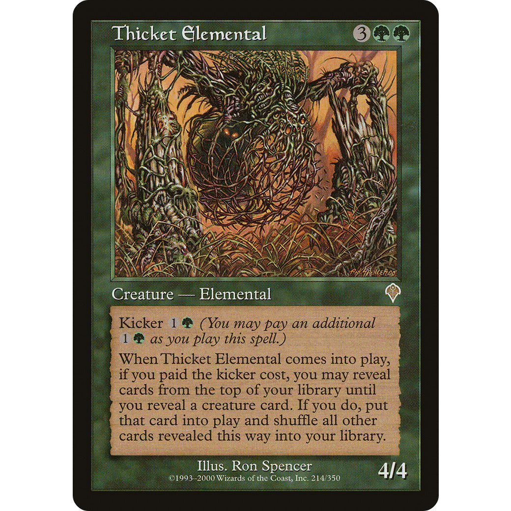 Thicket Elemental (Invasion) Light Play