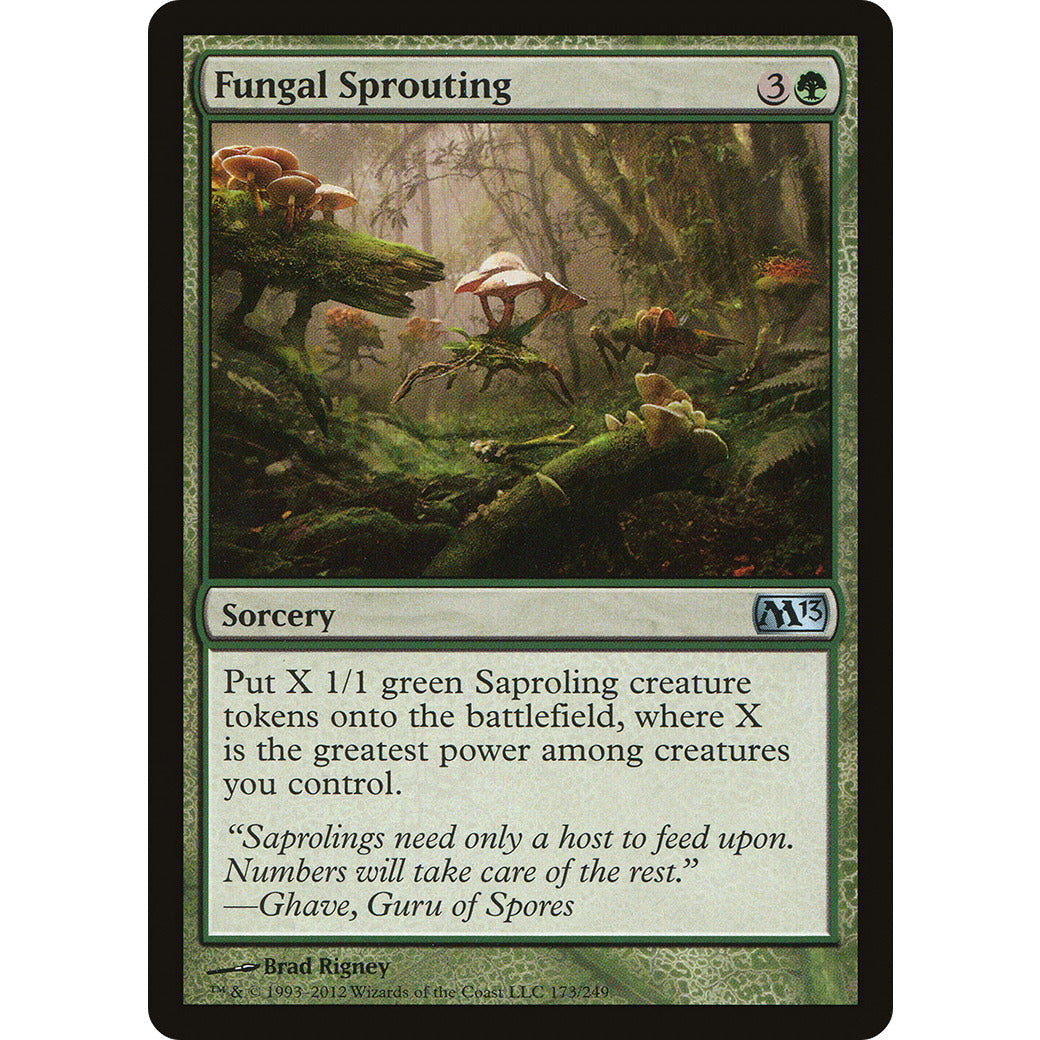 Fungal Sprouting (Magic 2013 Core Set) Light Play
