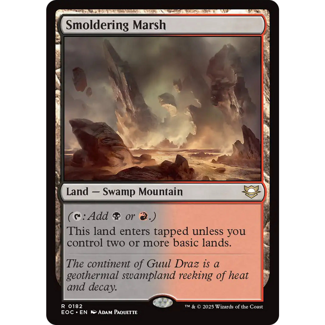 Smoldering Marsh (Commander: Edge of Eternities) Light Play