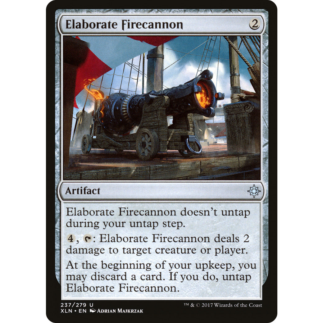 Elaborate Firecannon (Ixalan) Light Play Foil