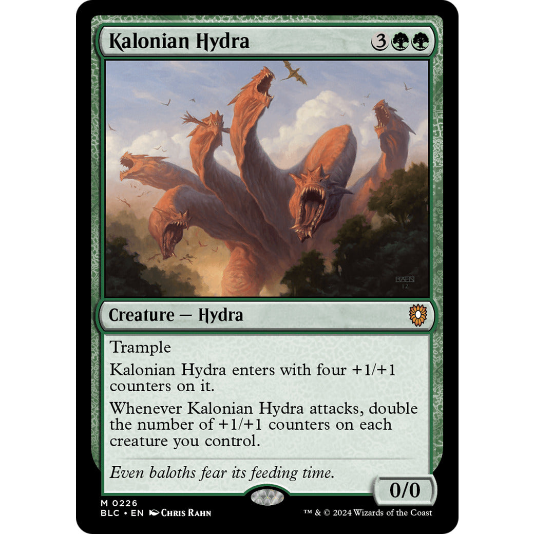 Kalonian Hydra (Commander: Bloomburrow) Light Play