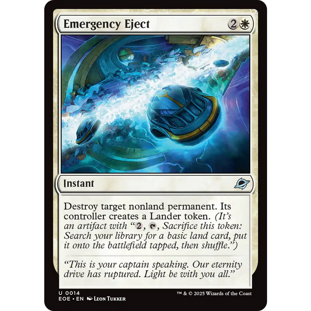 Emergency Eject (Edge of Eternities) Near Mint Foil