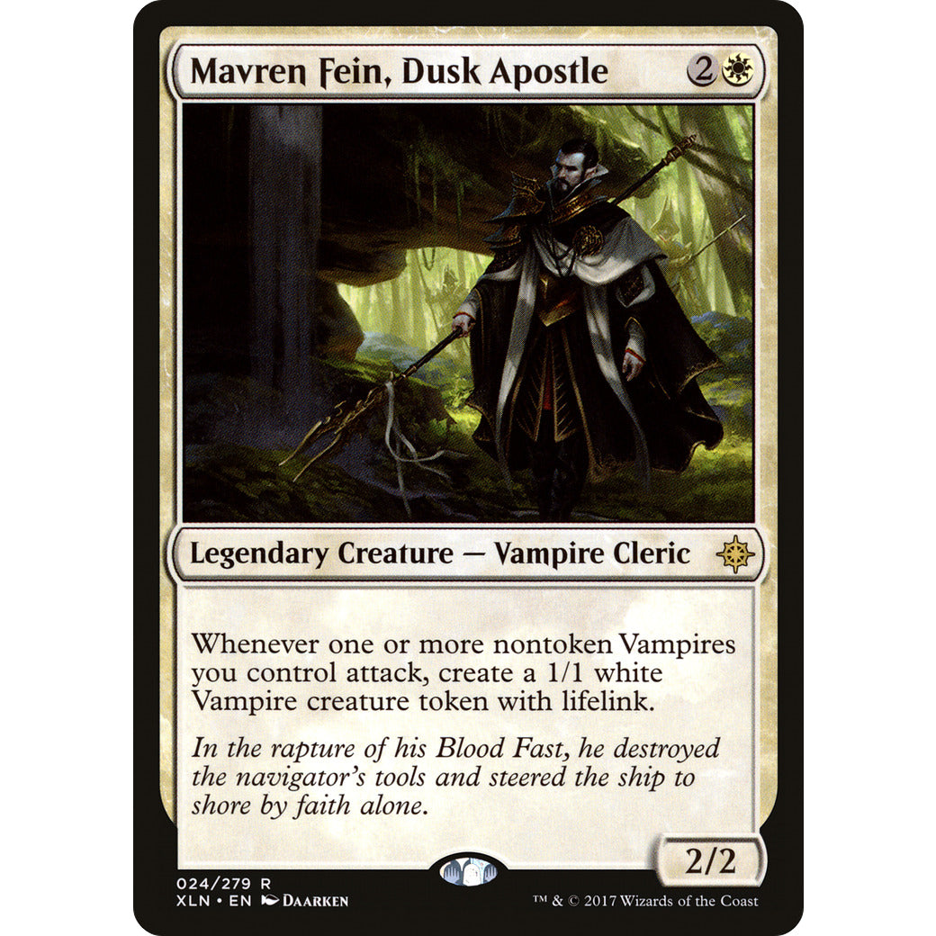 Mavren Fein, Dusk Apostle (Ixalan) Light Play Foil