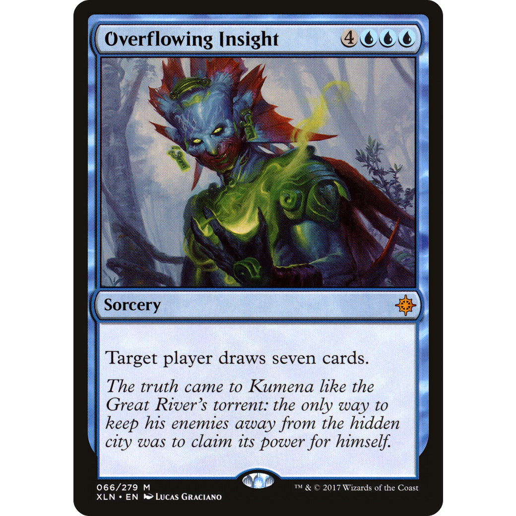 Overflowing Insight (Ixalan) Light Play