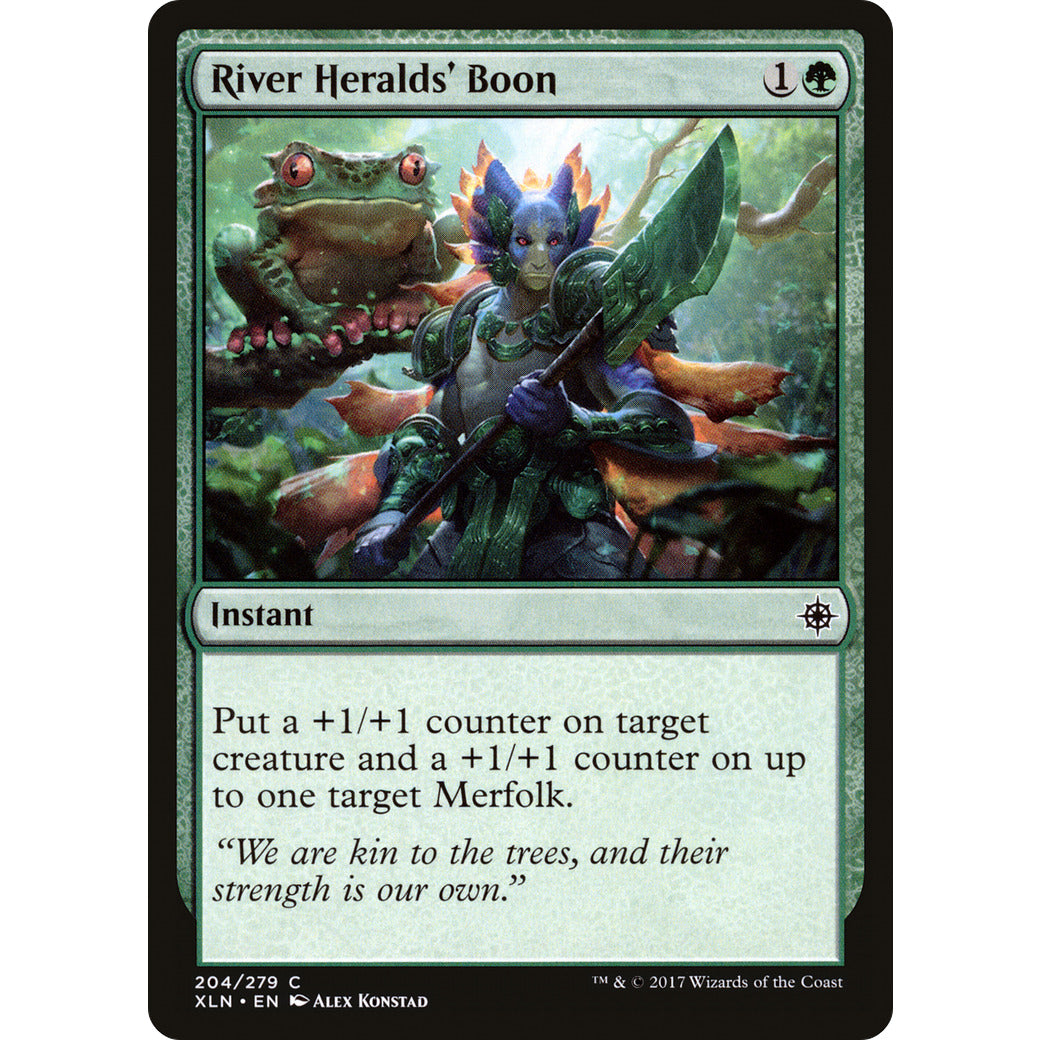 River Heralds' Boon (Ixalan) Light Play Foil