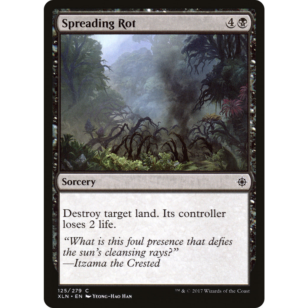 Spreading Rot (Ixalan) Light Play